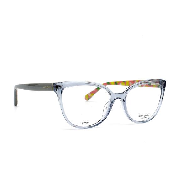 NEW KATE SPADE LUCINDA KB7 TRANSPARENT GREY AUTHENTIC EYEGLASSES FRAME - Picture 2 of 12